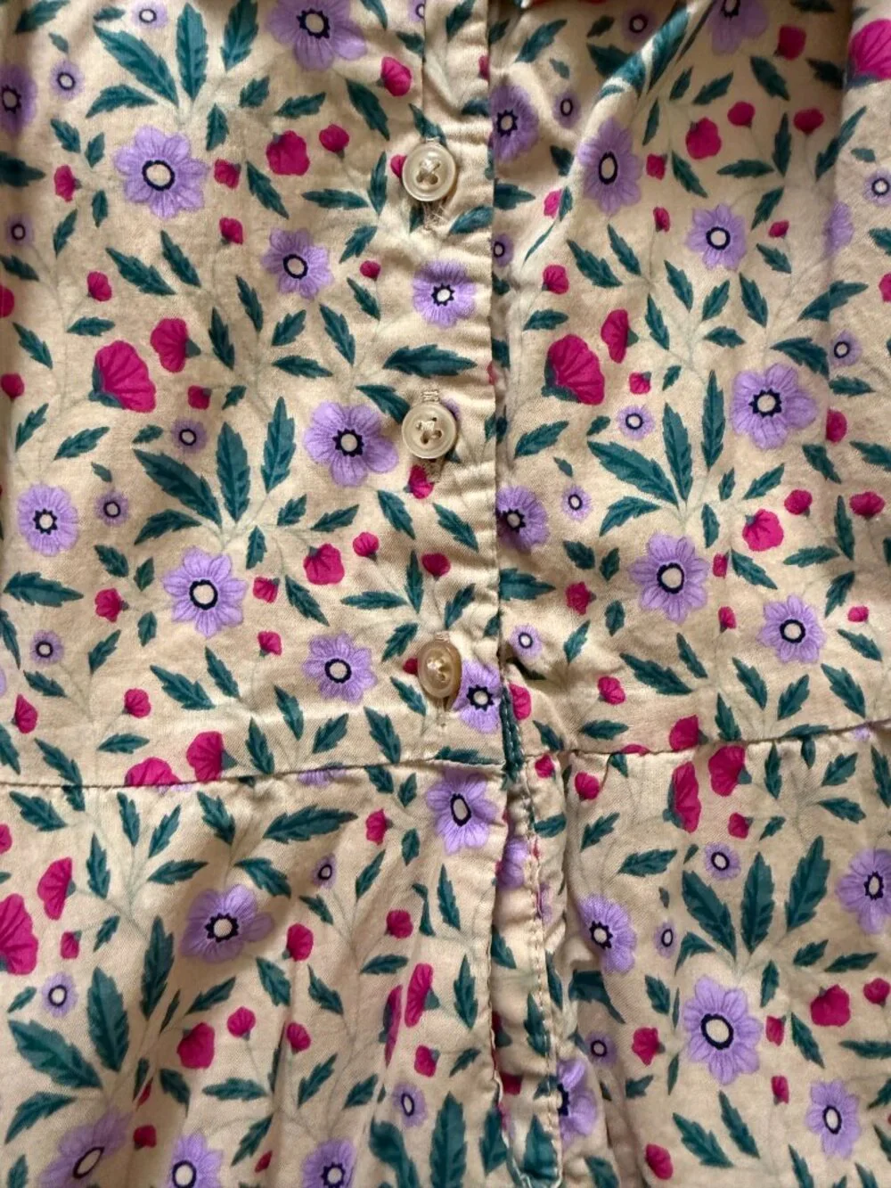 Janie & Jack Girls Floral Ruffle Dress